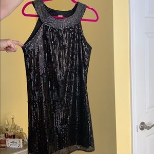 Black halter dress perfect for any occasion!